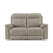 Jaden Zero Gravity Power Reclining Leather Console Loveseat with Power Headrests & Lumbar Support