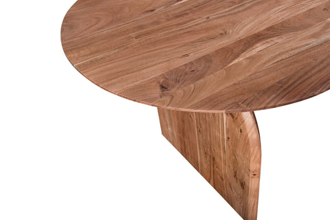 FLOOR MODEL Ingrid Oval Solid Acacia Wood Dining Table