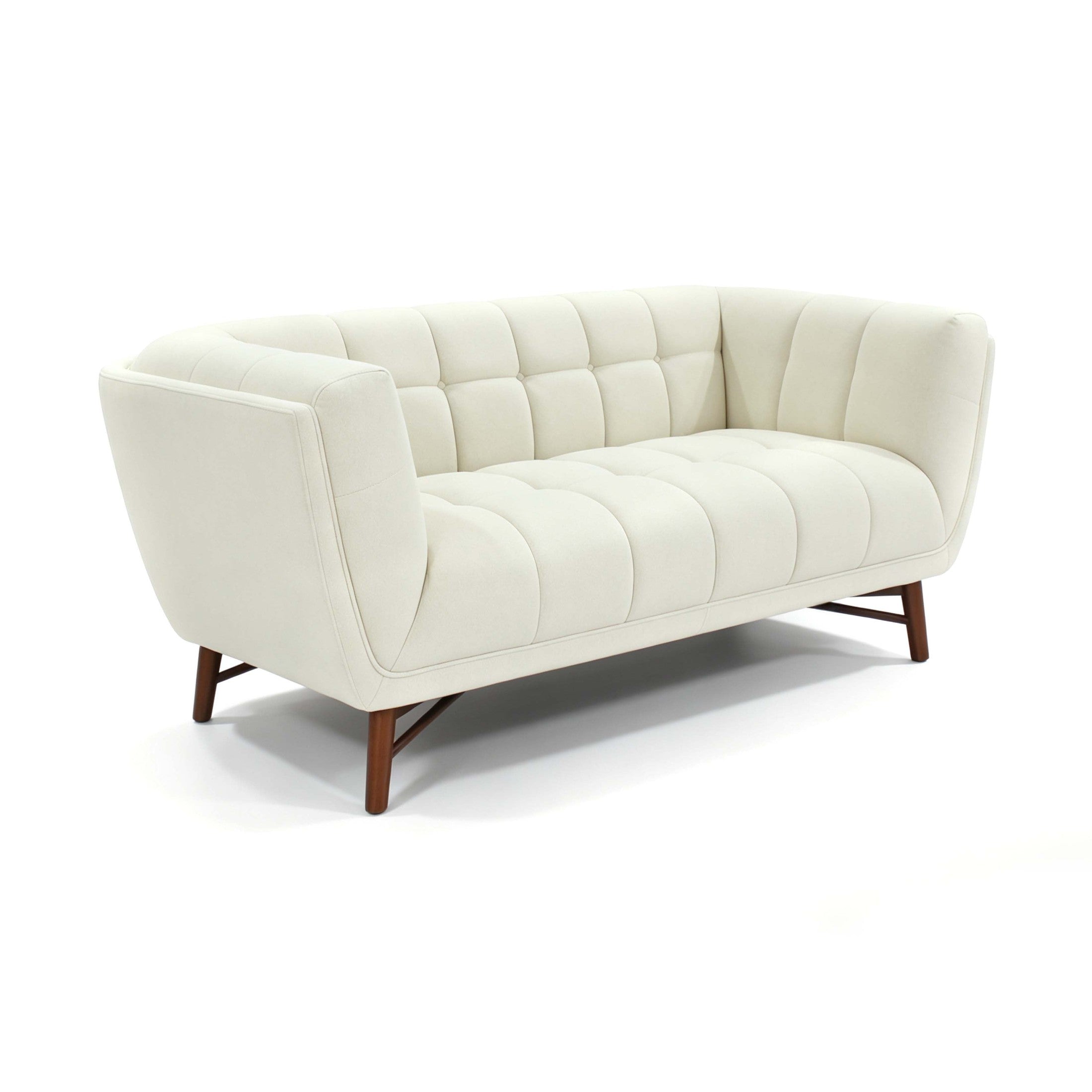 Kitsilano 2-Seater Premium Velvet Loveseat – Beige