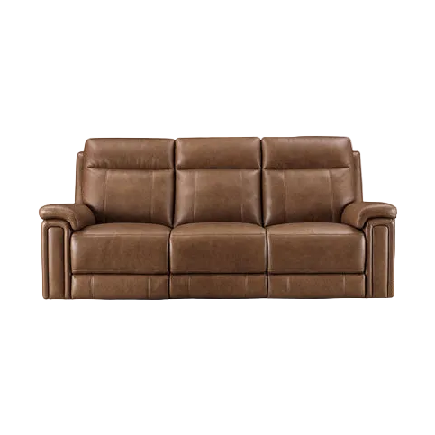Jaden Zero Gravity Power Reclining Leather Sofa with Power Headrests & Lumbar Support