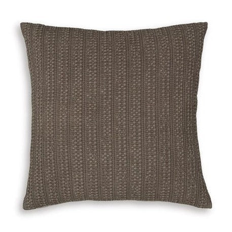 Landcher Textured Cotton Decorative Throw Pillow – Brown (Set of 4)