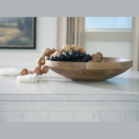 Clayburg Natural Wood Decorative Bowl – Natural Brown
