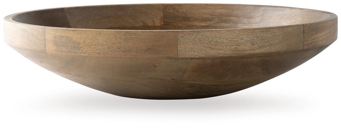Clayburg Natural Wood Decorative Bowl – Natural Brown