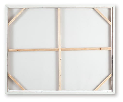 Vallus Abstract Framed Canvas Wall Art – Blush, Green & Grey