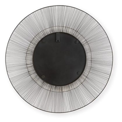 Dallmen Sunburst Accent Wall Mirror – Black & Gold