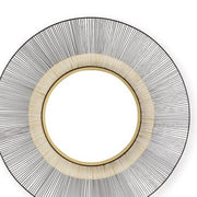 Dallmen Sunburst Accent Wall Mirror – Black & Gold