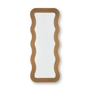 Ellisonville Carved Wood Floor Mirror – Brown