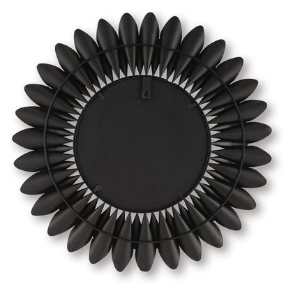 Ryenmour Floral Metal Framed Accent Wall Mirror – Black