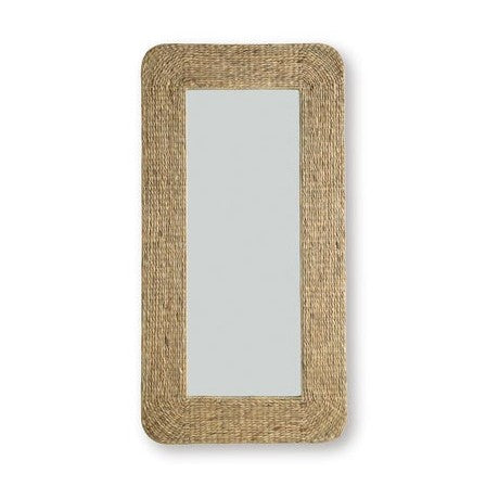 Norigan Natural Seagrass Framed Floor Mirror – Natural
