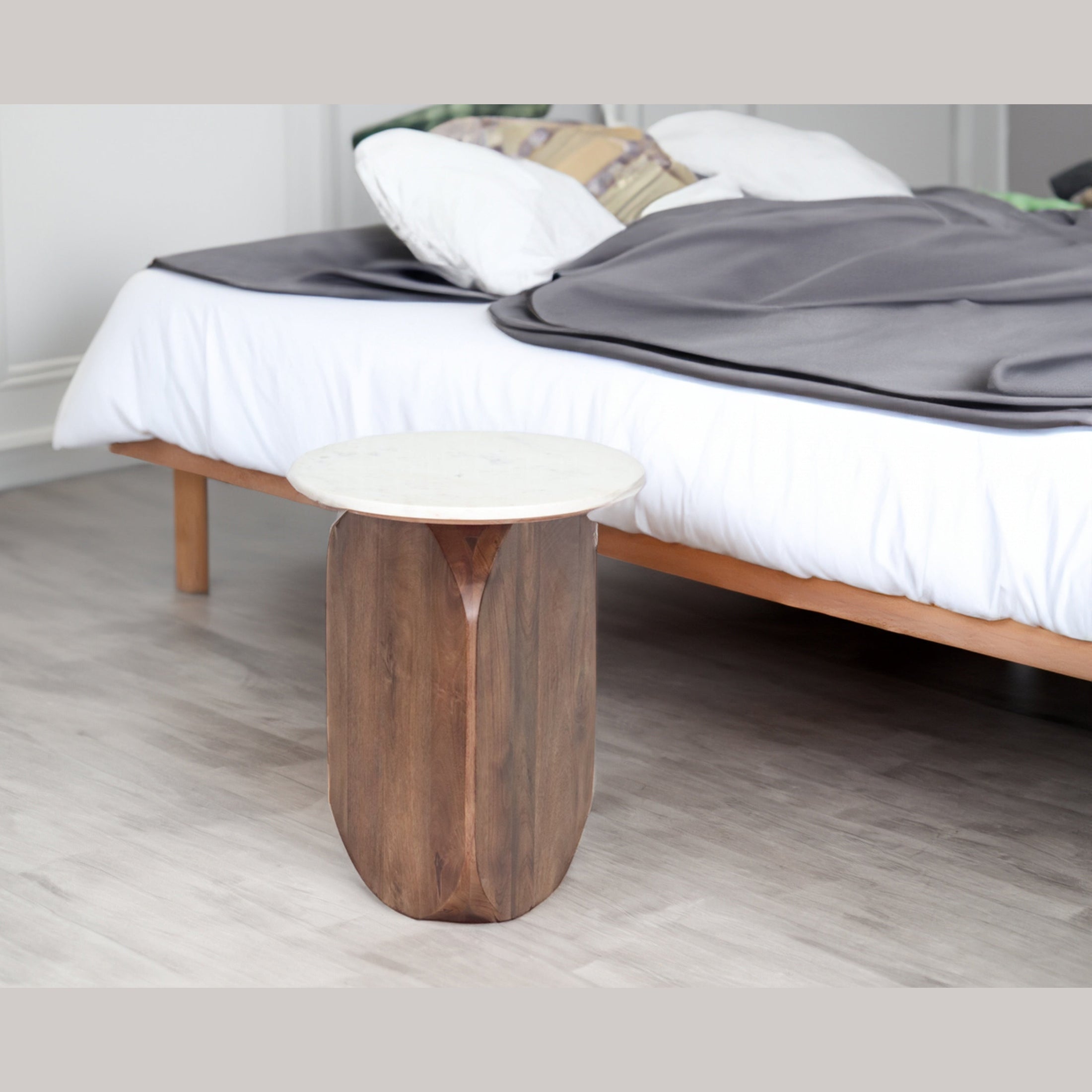 ARITIS SIDE TABLE WITH MARBLE TOP