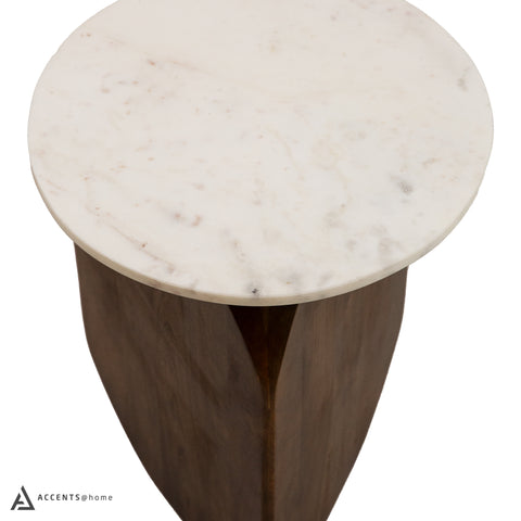 ARITIS SIDE TABLE WITH MARBLE TOP