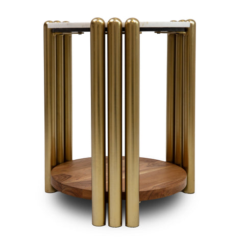 KAMBRY SIDE TABLE WITH MARBLE TOP