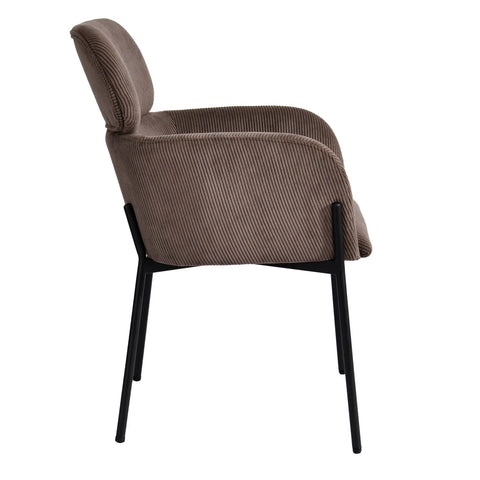 Allegra Dining Chair - Corduroy Brown