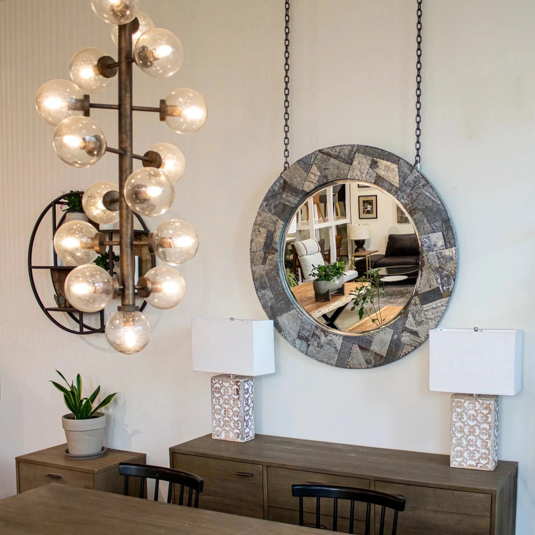 Sierra Round Mirror 42"