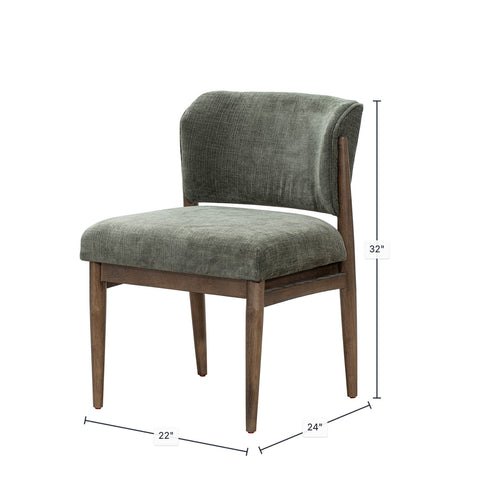 Athens Dining Chair - Olive Chenille