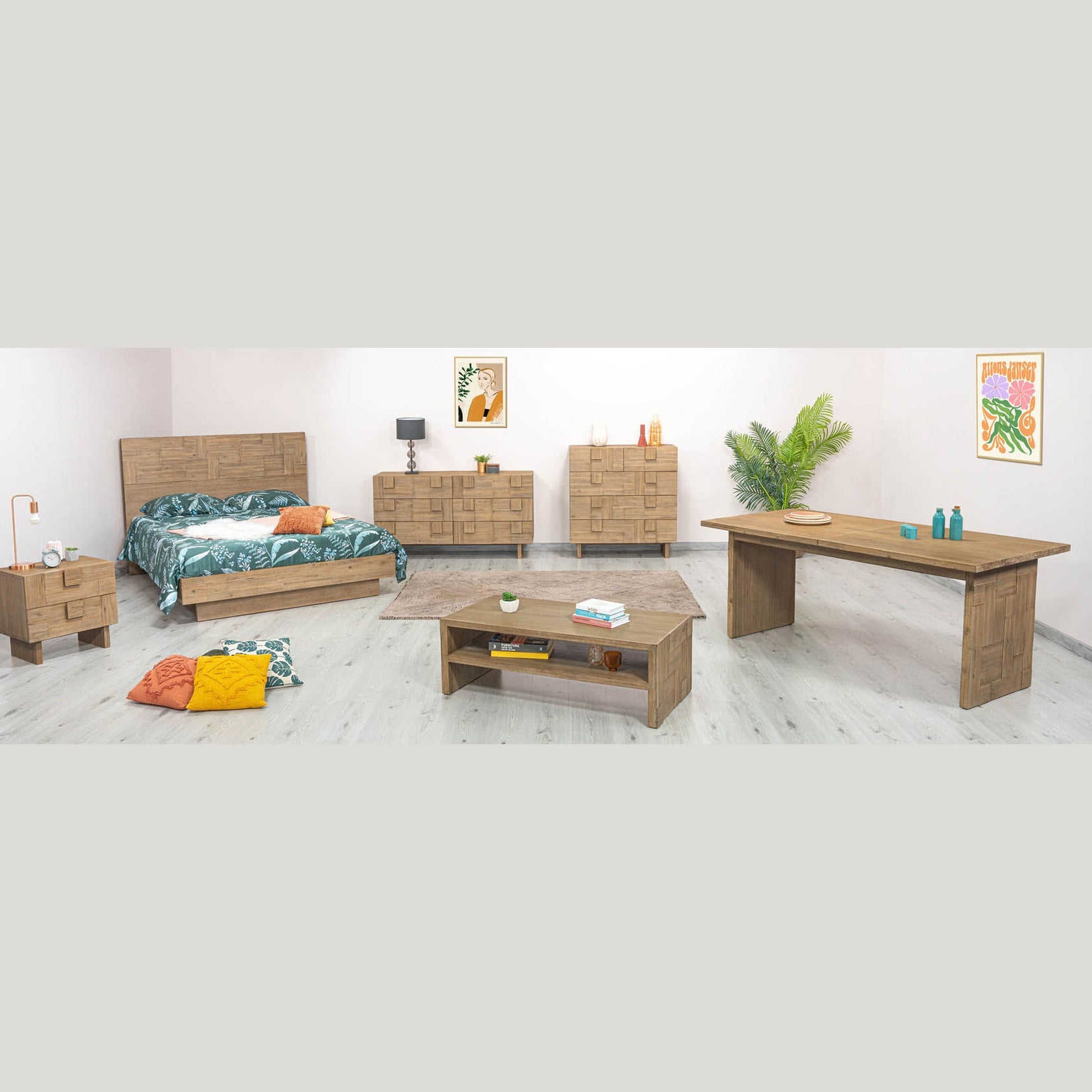 Atlantis 70/102" Extension Dining Table