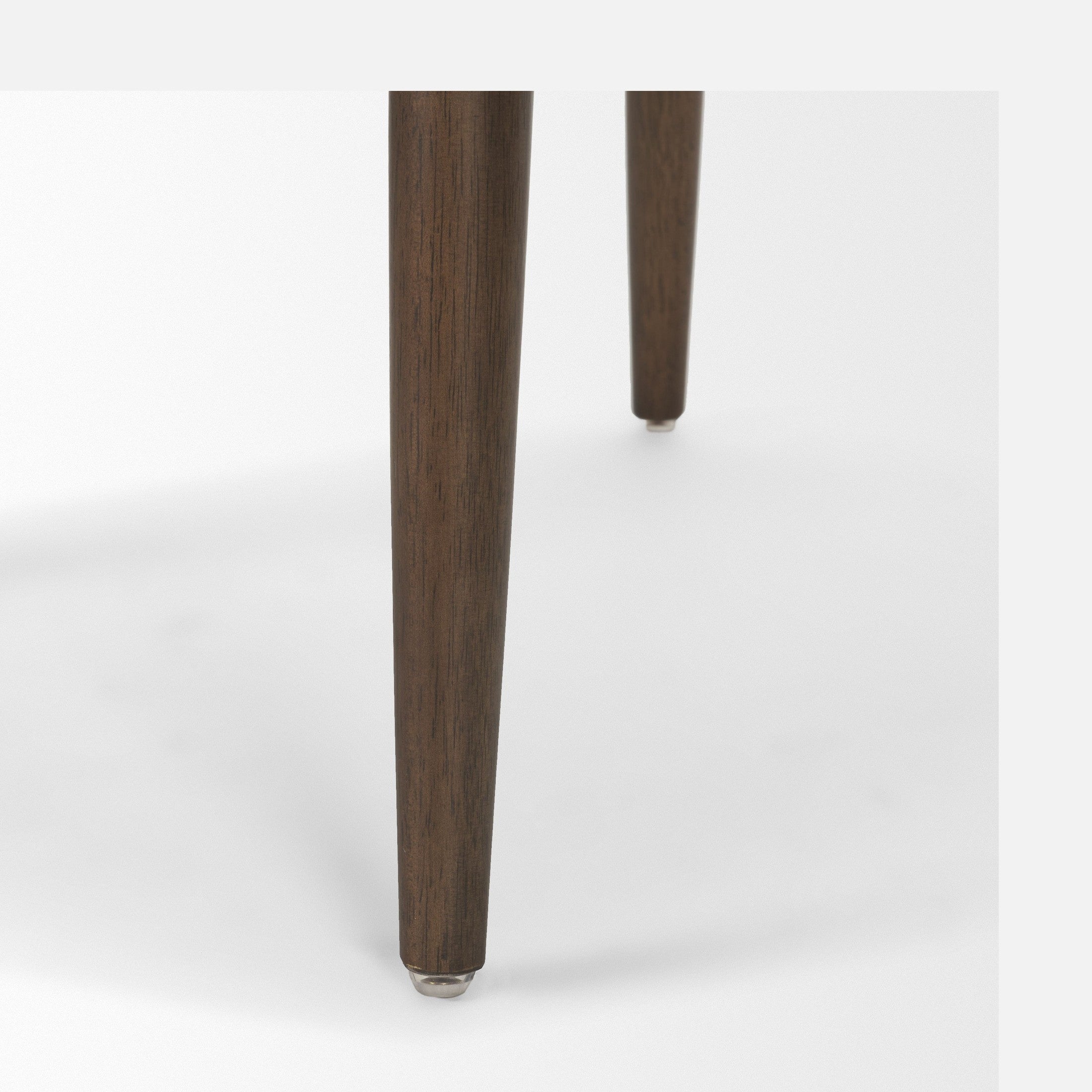 Abbie Curved Back Oatmeal Fabric Dining Chair
