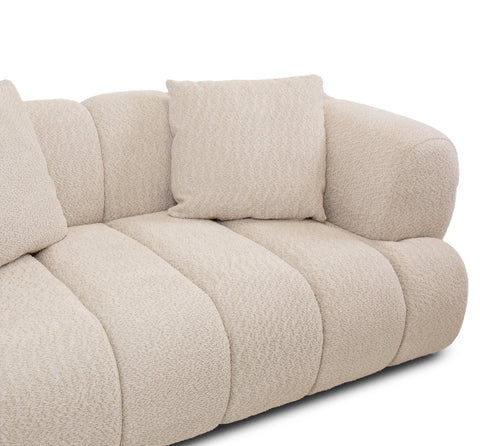 Adonis Loveseat w/2 Pillows - Camel