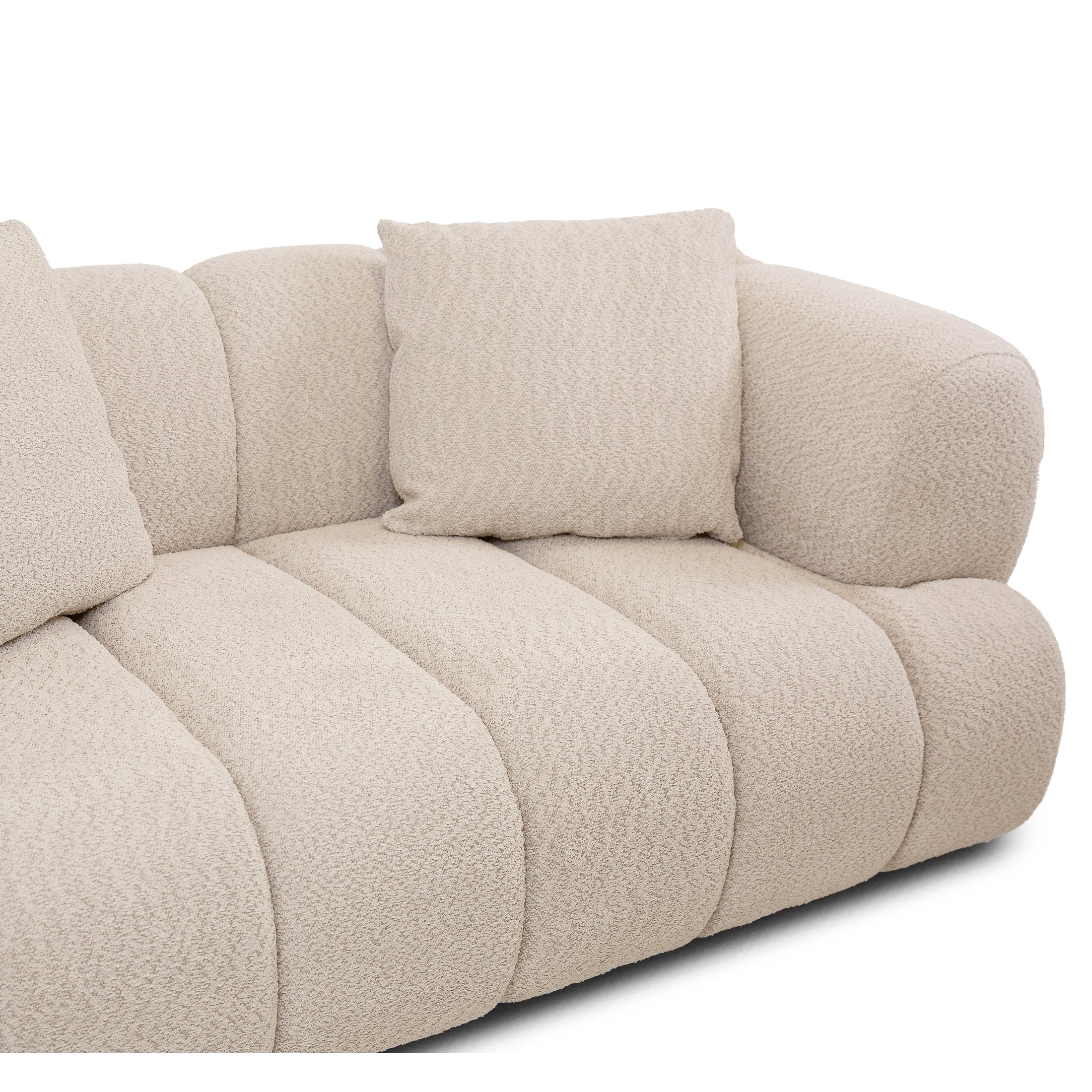 Adonis Loveseat w/2 Pillows - Camel