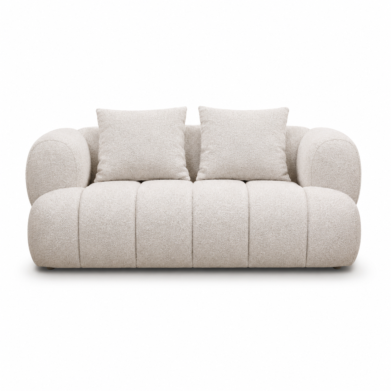 Adonis Loveseat w/2 Pillows - Natural