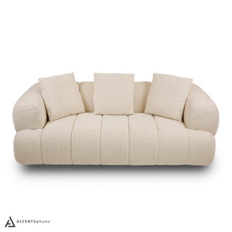 Adonis Sofa w/3 Pillows - Wooly Almond