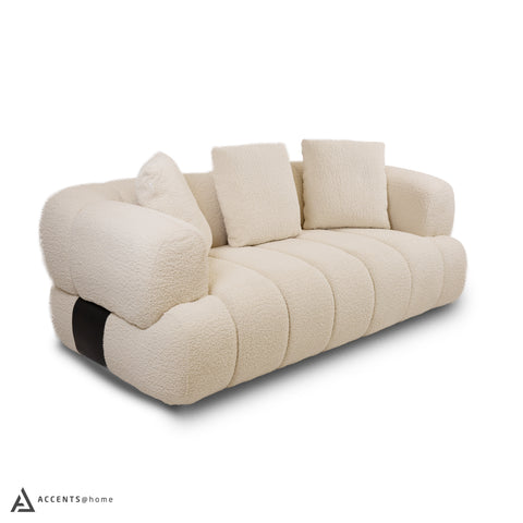 Adonis Sofa w/3 Pillows - Wooly Almond