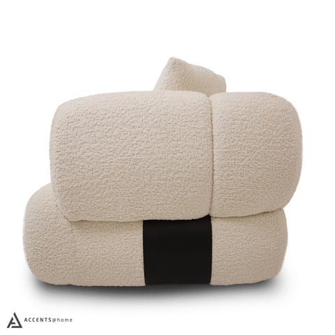 Adonis Sofa w/3 Pillows - Wooly Almond