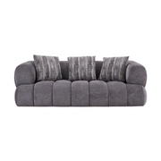 Adonis Sofa w/3 Pillows - Pewter
