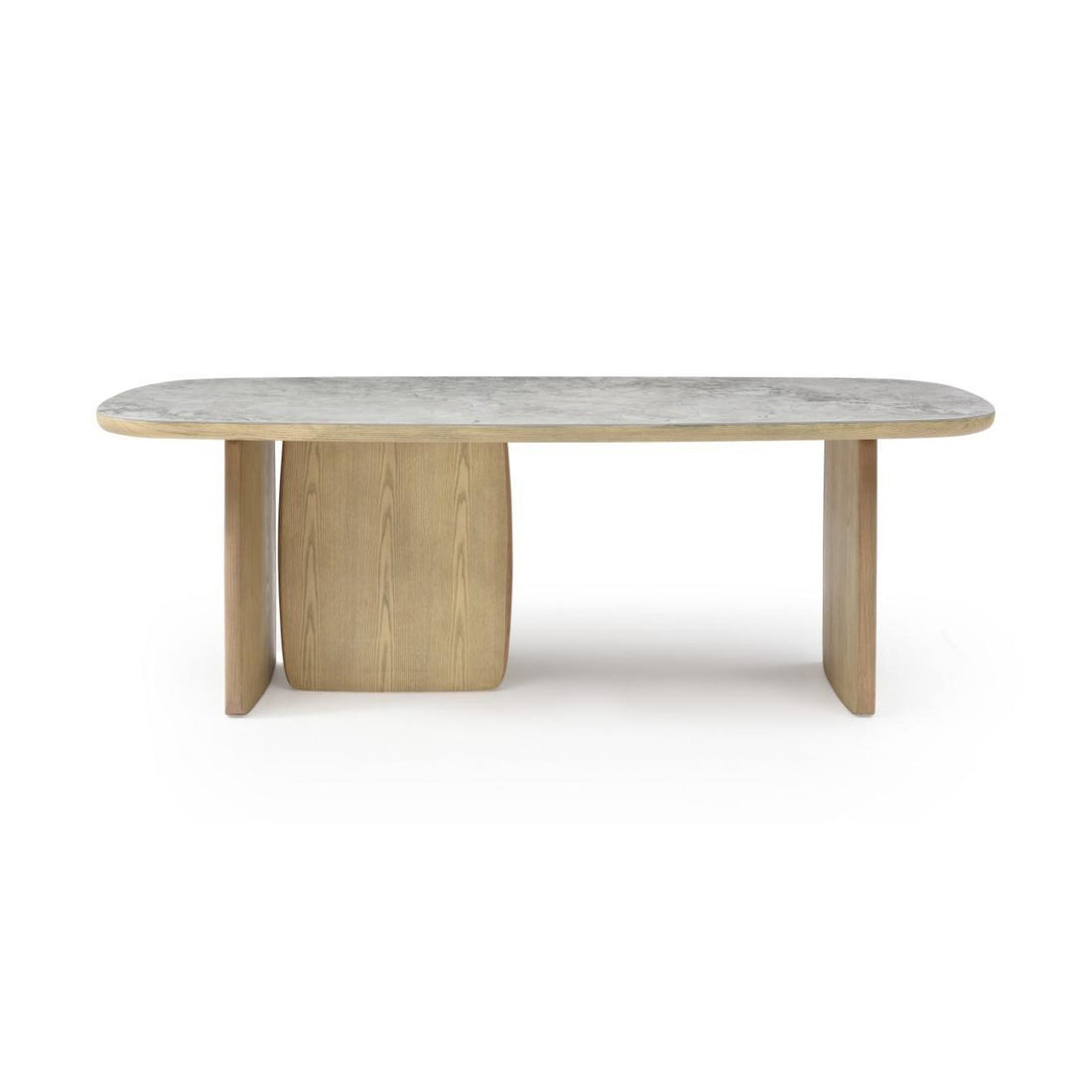 Amsden Wooden Base and Ceramic Top Dining Table