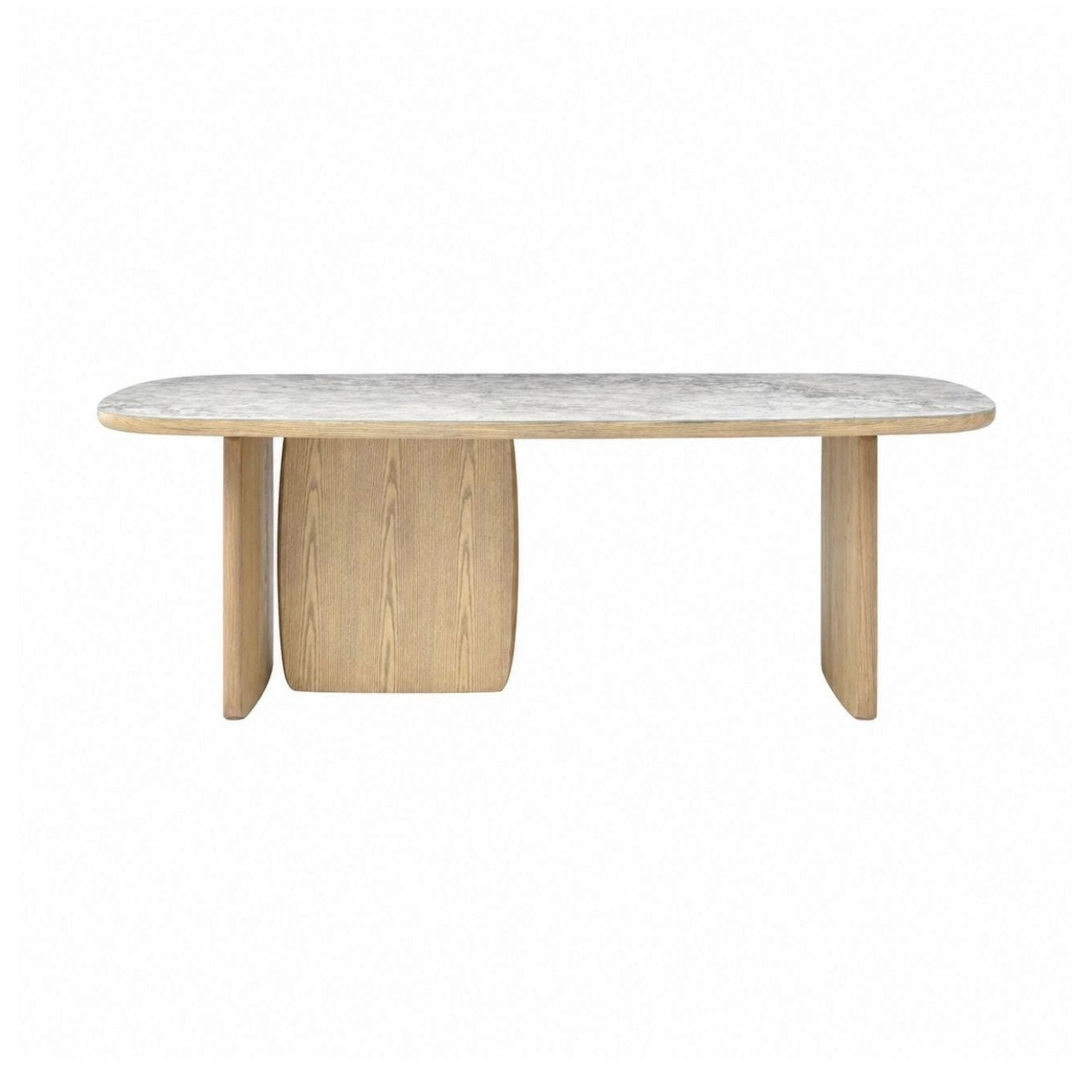 Amsden Wooden Base and Ceramic Top Dining Table