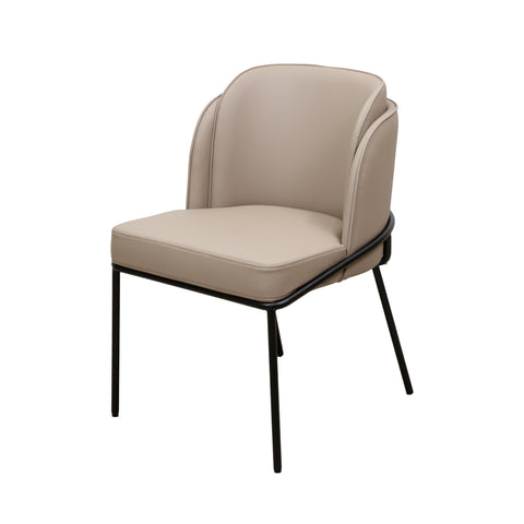 Angelo Faux Leather Dining Chair - Taupe