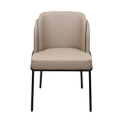 Angelo Faux Leather Dining Chair - Taupe