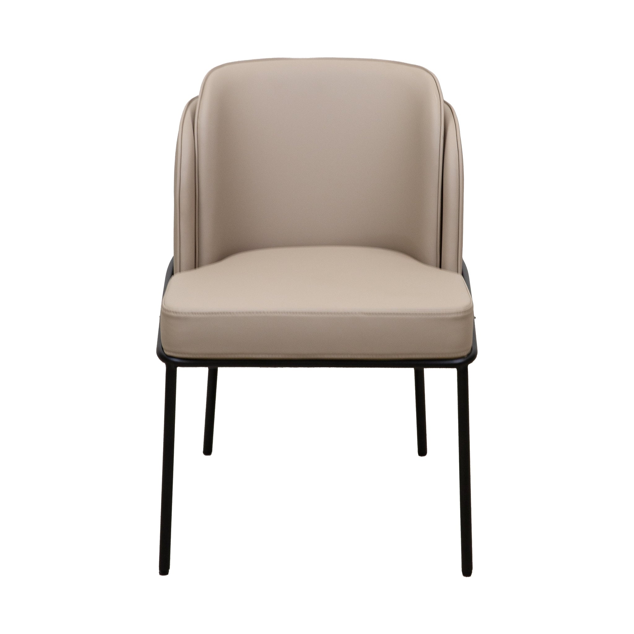 Angelo Faux Leather Dining Chair - Taupe