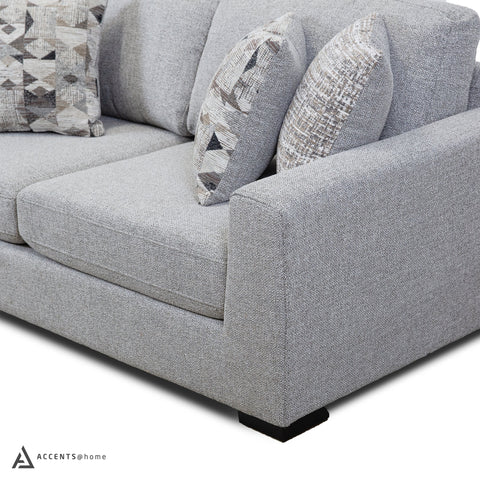 Archie Condo Sofa with 4 Toss Pillows