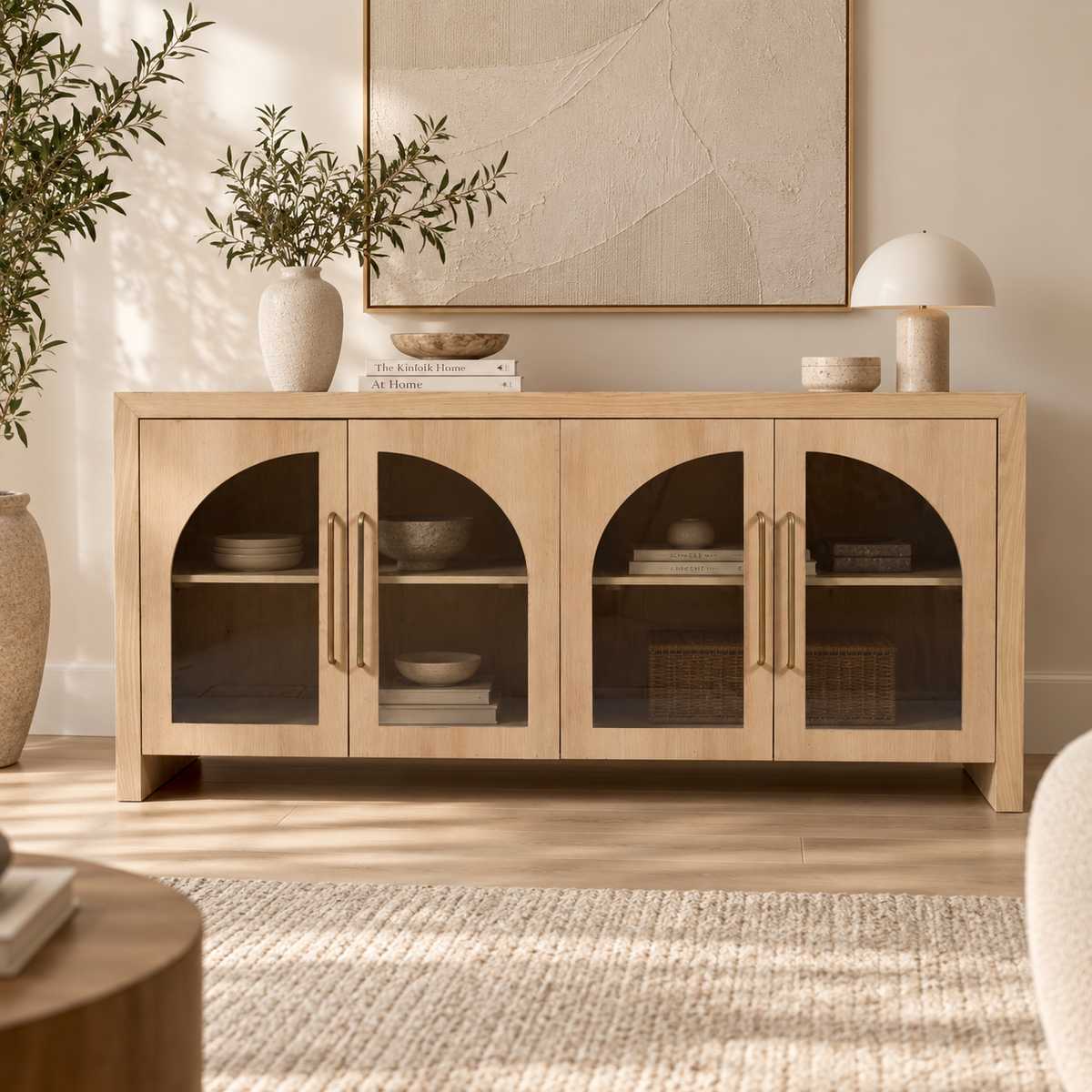 Archimedes 70" Oak Console – Natural Oak