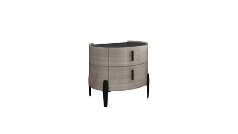 Arendina Two Tone 2 Drawers Nightstand