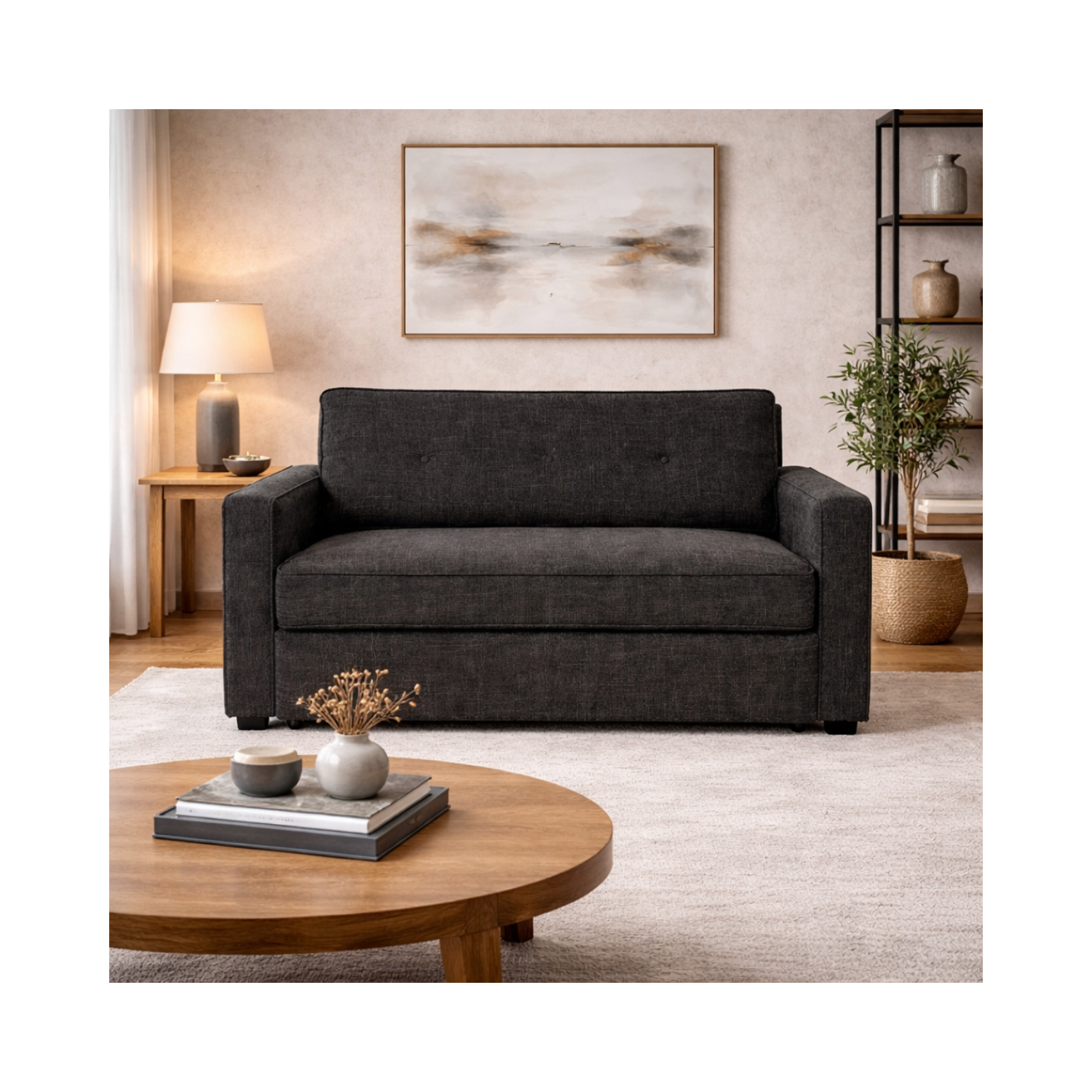 Argyle Pull Out Loveseat Bed