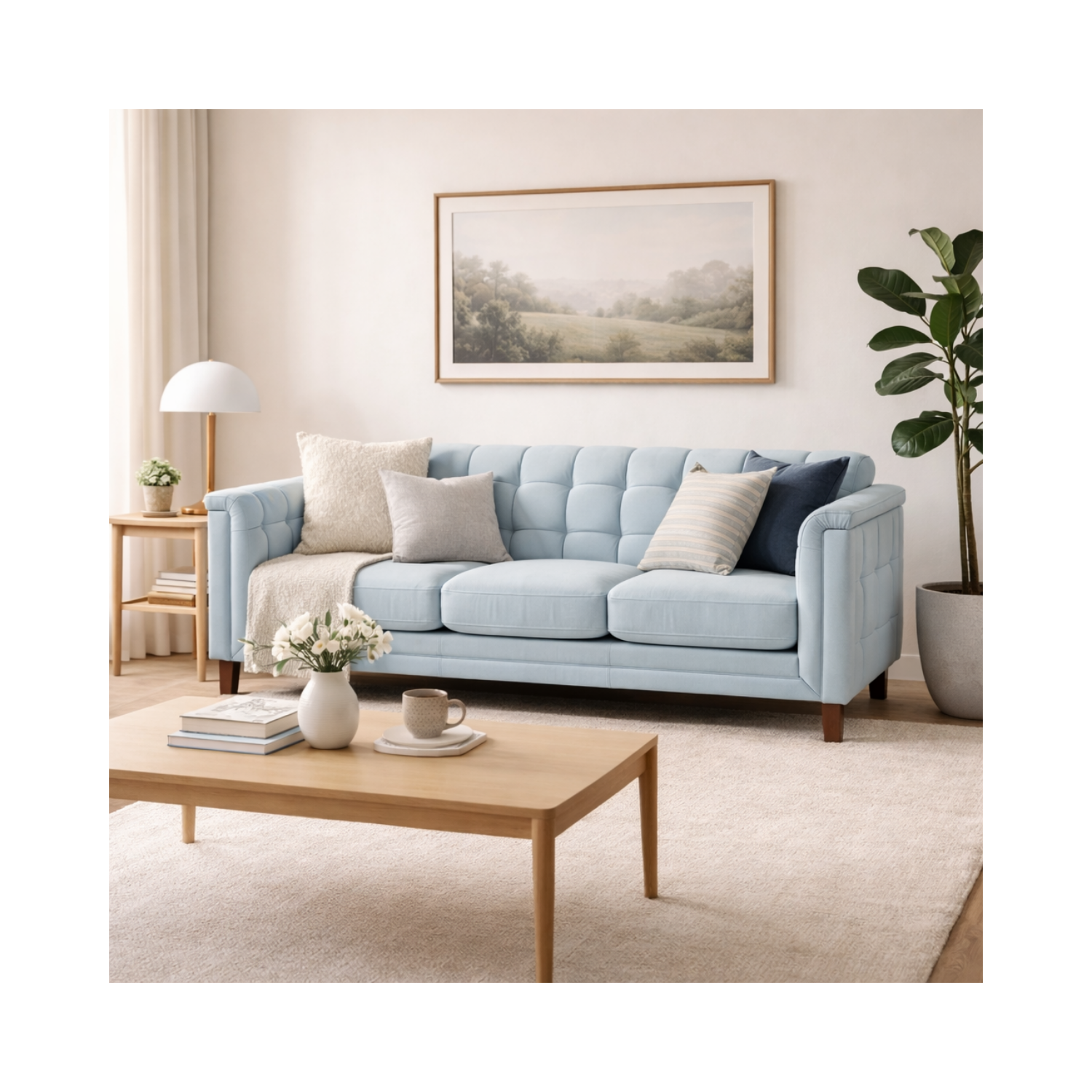 Arvon Genuine Leather Sofa