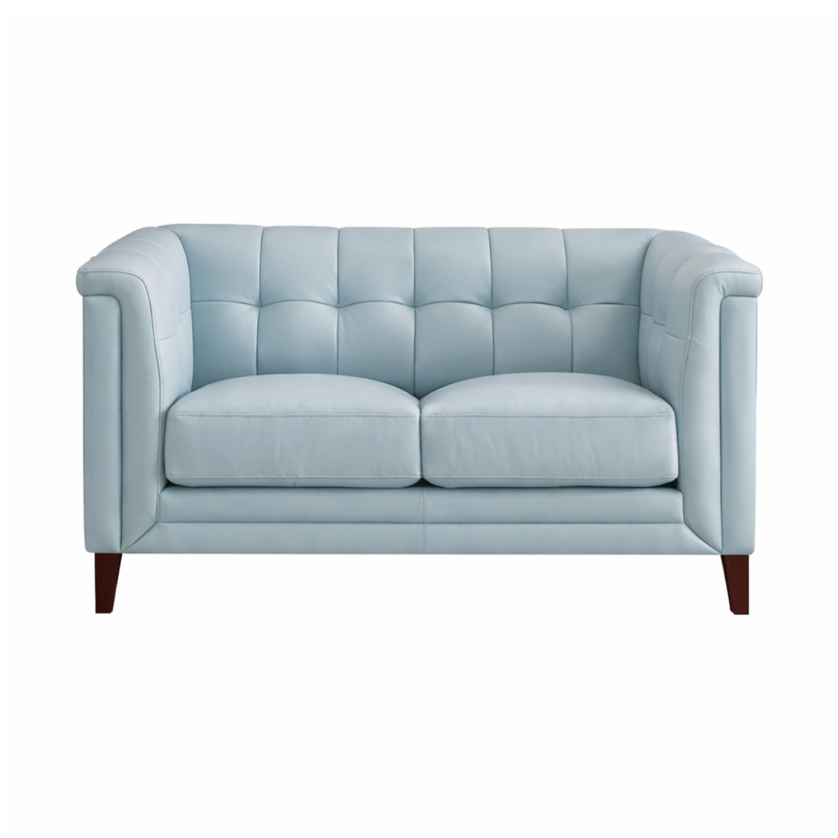 Arvon Genuine Leather Loveseat