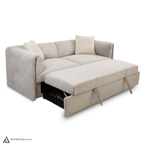 Asha Media Sleeper with Cushions - Taupe