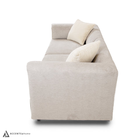 Asha Media Sleeper with Cushions - Taupe