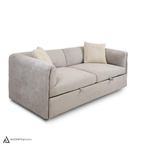 Asha Media Sleeper with Cushions - Taupe