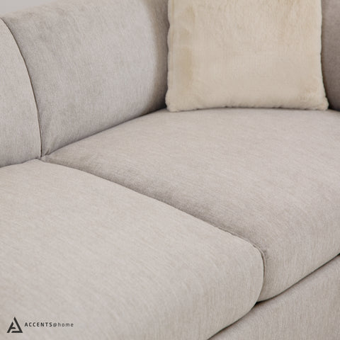 Asha Media Sleeper with Cushions - Taupe