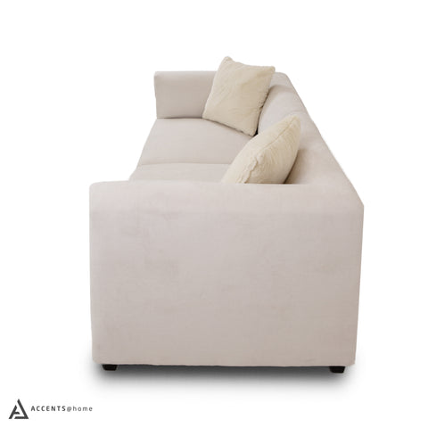 Asha Media Sleeper with Cushions - Cream