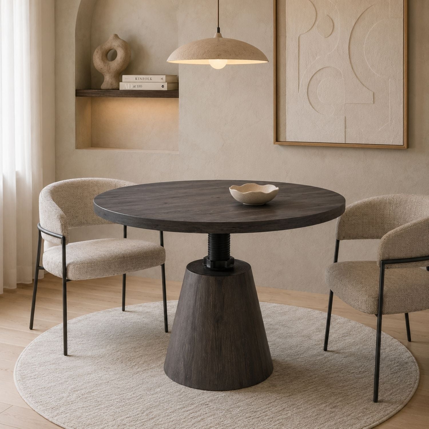 Aurelle Crank Dining Table