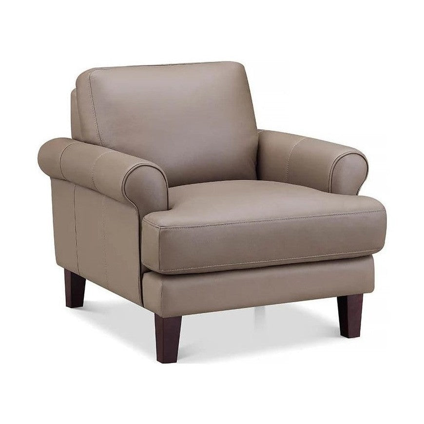 Austra Genuine Leather Accent Chair