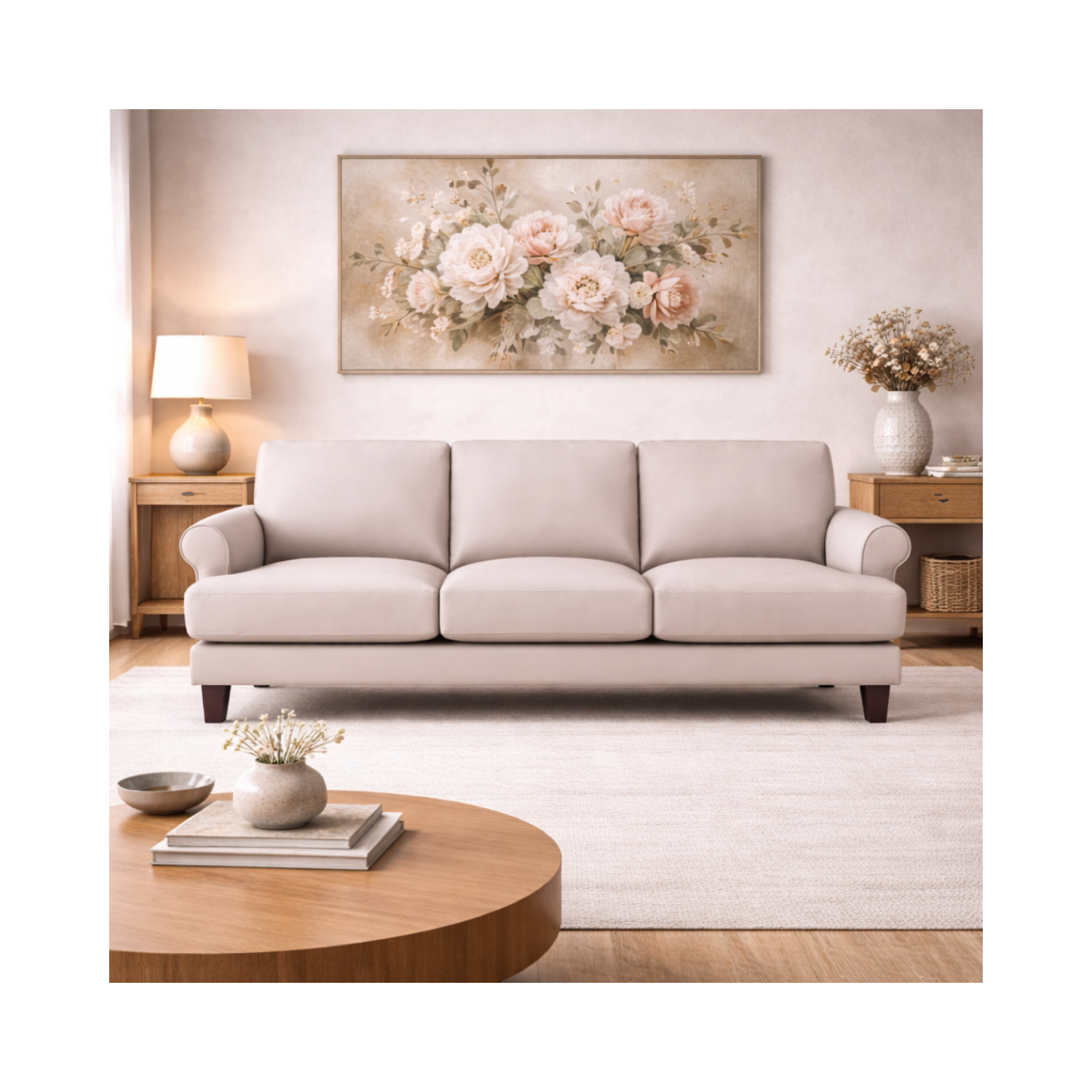 Austra Genuine Leather Sofa