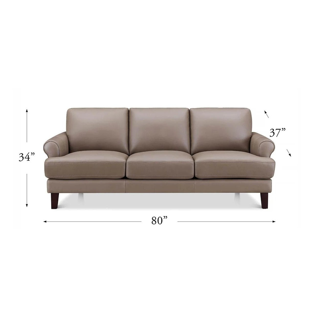 Austra Genuine Leather Sofa
