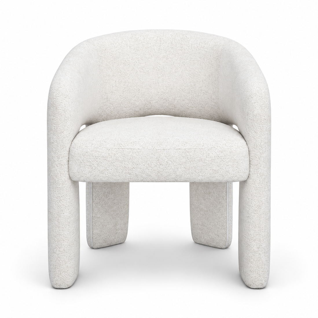 Avelo Upholstered Dining Chair – Soft Ivory