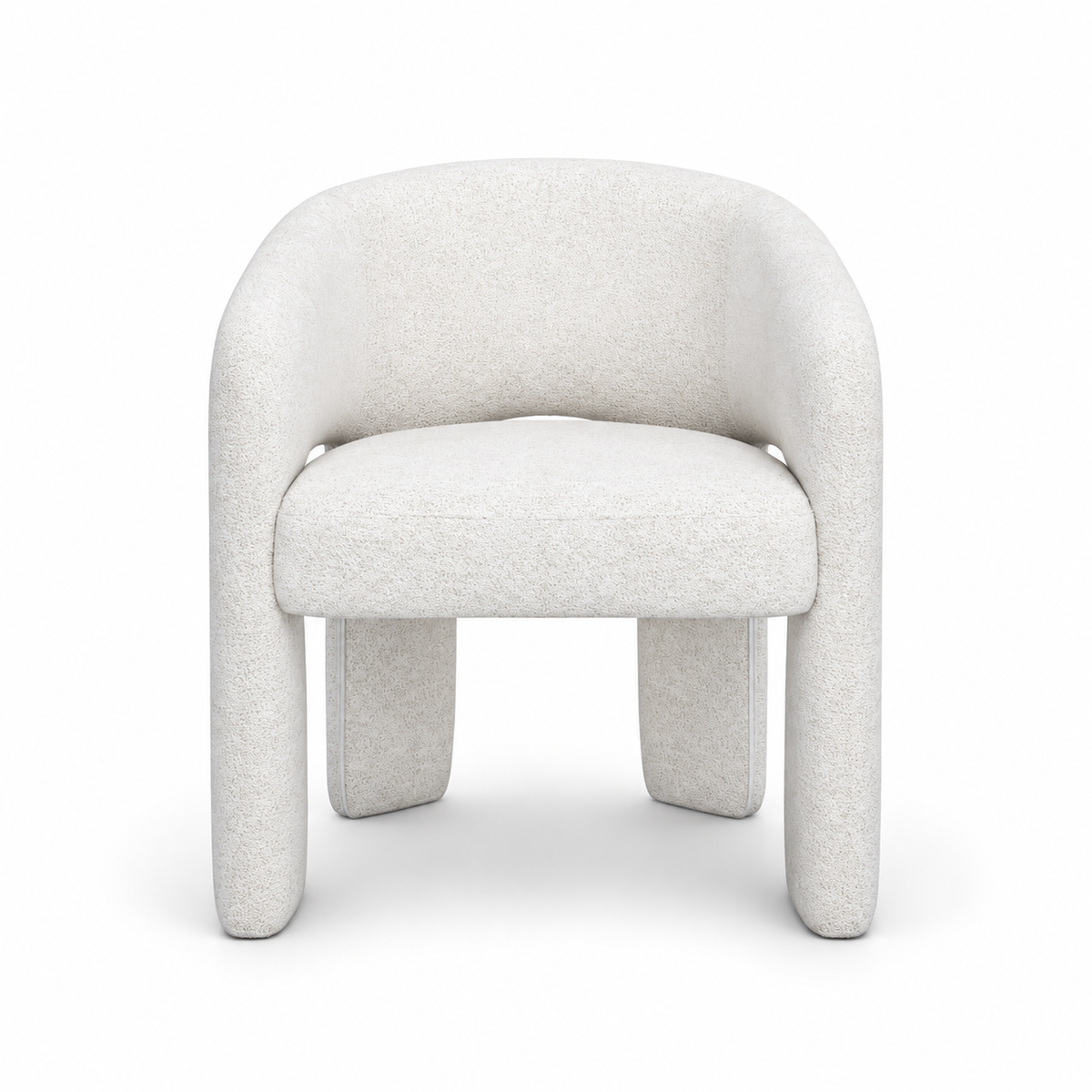 Avelo Upholstered Dining Chair – Soft Ivory